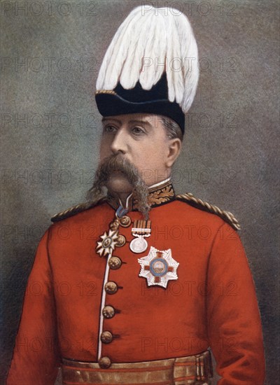 Lieutenant-General Sir Frederick Carrington, on Special Service in South Africa, 1902.Artist: Maull & Fox