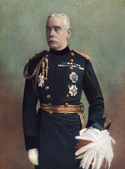 Major-General Sir John Carstairs McNeill, Equerry to HM the Queen, 1902.Artist: Elliott & Fry