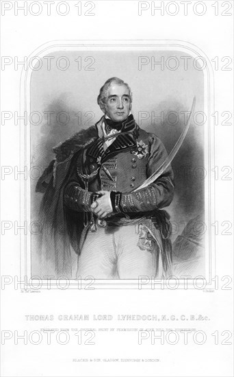 Thomas Graham, Lord Lynedoch, Scottish aristocrat, politician and soldier, (1870).Artist: G Stoddart