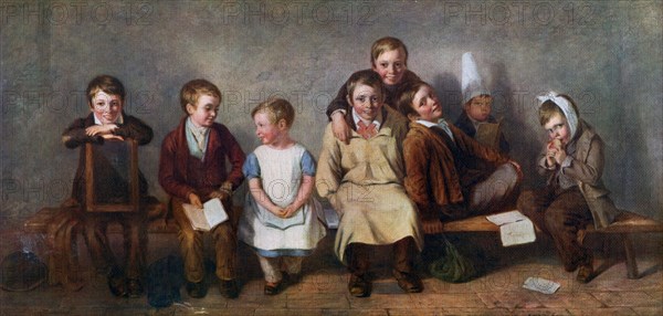 'The Smile', 1842, (1912).Artist: Thomas Webster