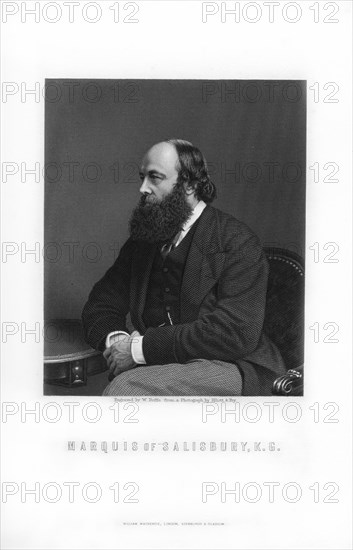 Robert Gascoyne-Cecil, 3rd Marquess of Salisbury, British statesman and Prime Minister, 1893.Artist: W Roffe