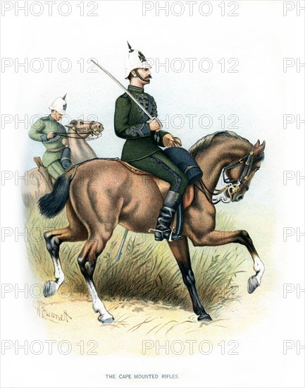 'The Cape Mounted Rifles', c1890.Artist: H Bunnett