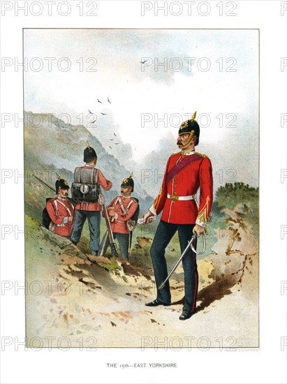 'The 15th East Yorkshire', c1890. Artist: Unknown