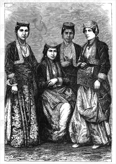 Armenian ladies, c1890. Artist: Unknown