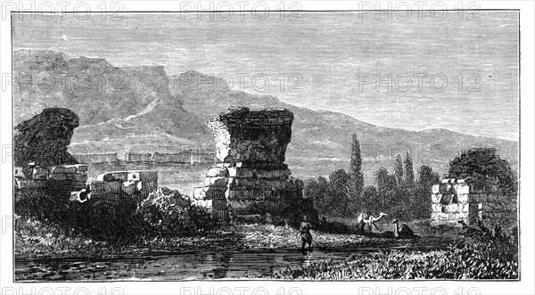 The ruins of Sardis, Lydia, Turkey, c1890. Artist: Unknown