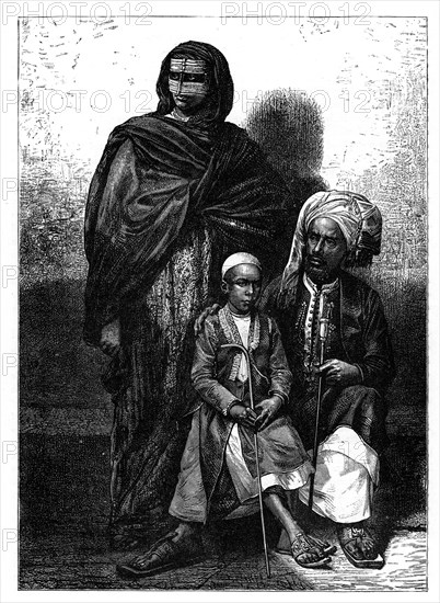 Zanzibar Arab family, c1890. Artist: Unknown