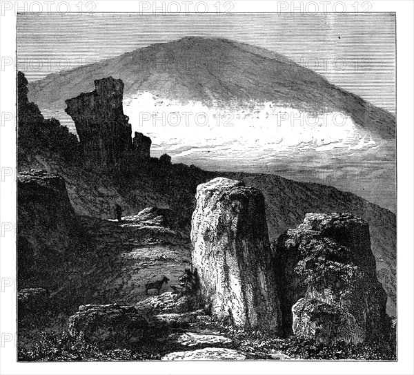 The Brocken, or Blocksberg, Harz Mountains, Germany, c1890. Artist: Unknown