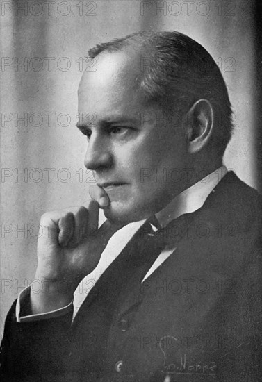 John Galsworthy, English novelist and playwright, 1913.Artist: Emil Otto Hoppe