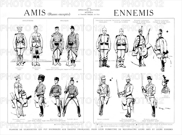 'Friends and Enemies', 1914. Artist: Unknown