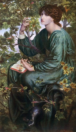 'Day Dream', 1880, (1912).Artist: Dante Gabriel Rossetti