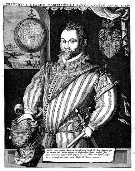 Sir Francis Drake, 16th century, (1910). Artist: Unknown