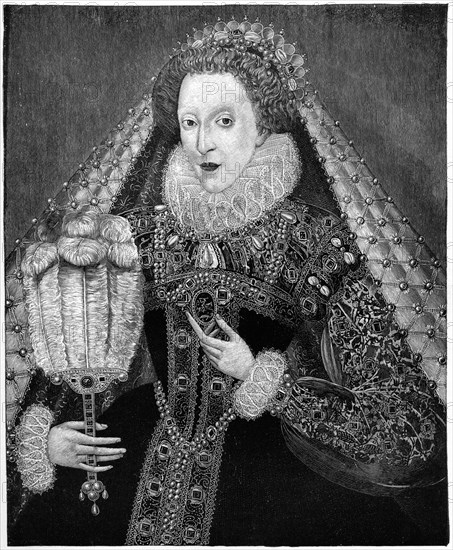 Queen Elizabeth I, c1580, (1910). Artist: Unknown