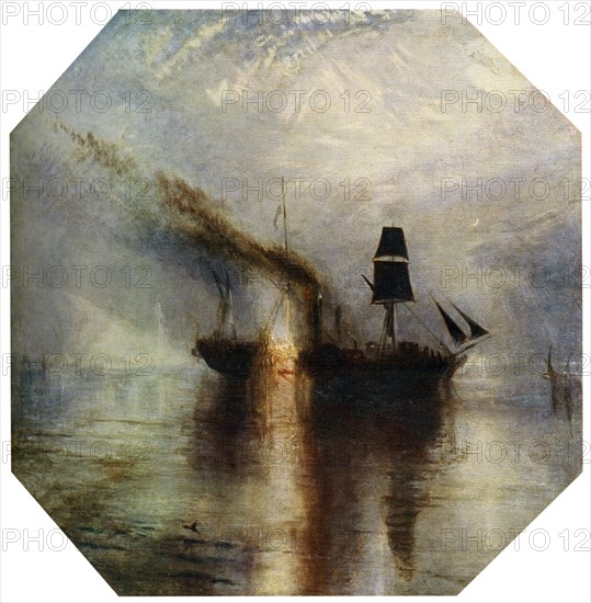 'Peace, Burial at Sea of the Body of Sir David Wilkie', c1842, (1912).Artist: JMW Turner