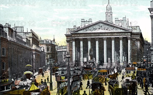 The Royal Exchange, London, 20th Century. Artist: Unknown