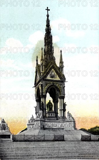 Albert Memorial, London, 20th Century. Artist: Unknown