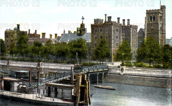 Lambeth Palace, London, 20th century. Artist: Unknown