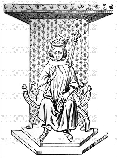 Louis IX, 14th century, (1870). Artist: Unknown