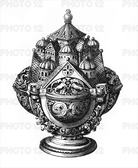 Censer, 11th century, (1870). Artist: Unknown