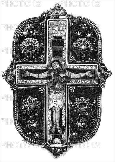 Byzantine reliquary, 10th century, (1870). Artist: Unknown