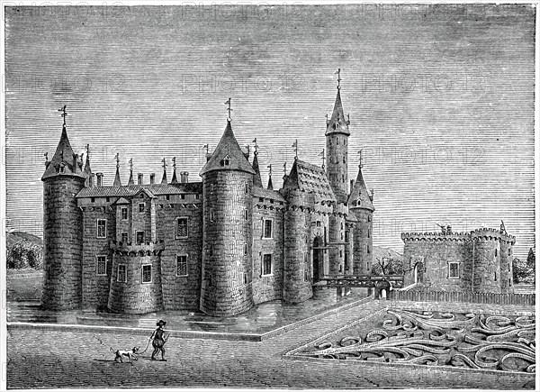 Castle of Marcoussis, near Rambouillet, c17th century, (1870). Artist: Unknown