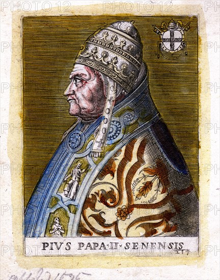 Pope Pius II, (c19th century). Artist: Unknown