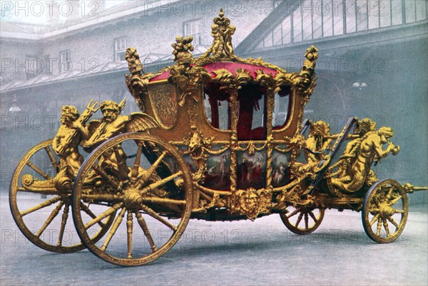 The Gold State Coach, 1762, (1937). Artist: Unknown