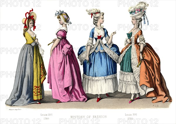 French costume: Louis XVI, (1882). Artist: Unknown