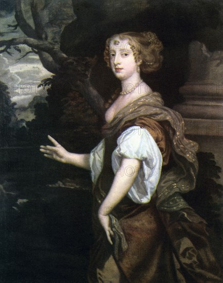 Elizabeth Wriothesley, Countess of Northumberland, c1670s. Artist: Peter Lely