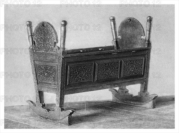 Queen Elizabeth I's cradle, (1896). Artist: Boussod, Valadon & Co