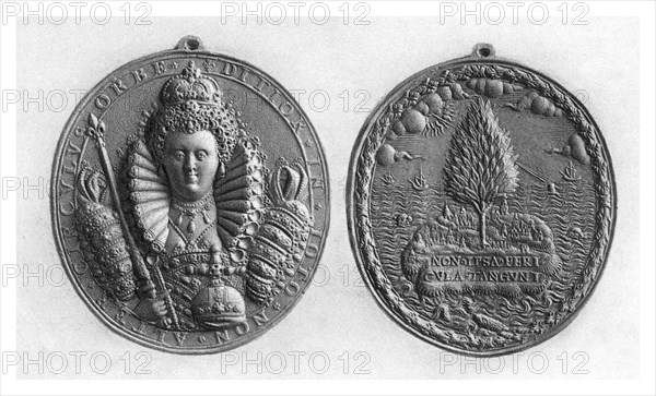 Queen Elizabeth I medal, 16th century, (1896). Artist: Unknown