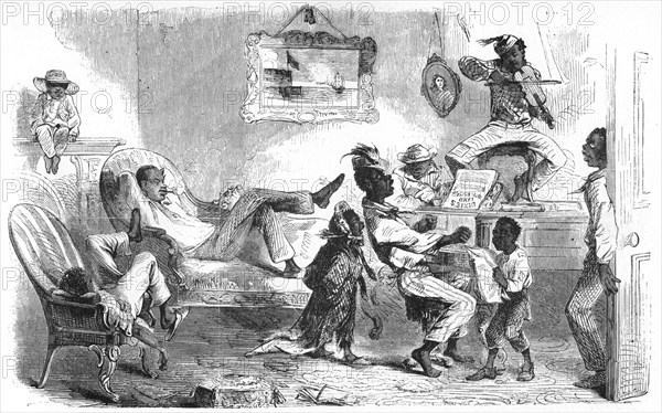 'Slaves Celebrating Liberation', c1860s. Artist: Unknown
