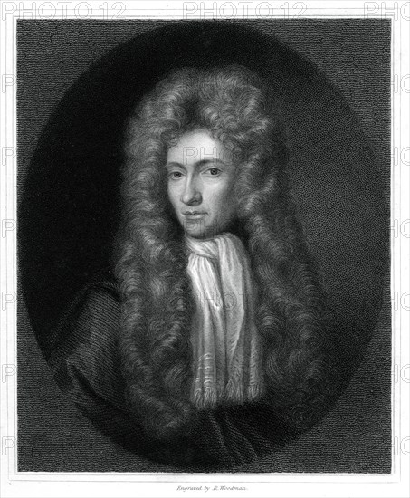 Robert Boyle, Irish-born chemist and physicist, (1833).Artist: R Woodman