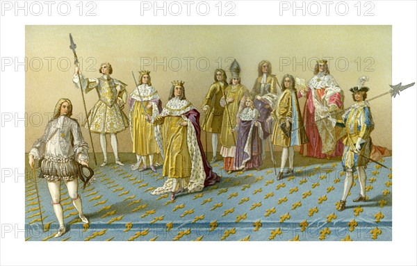 The Grand Dignitaries Of The Coronation, (1885).Artist: Charpentier