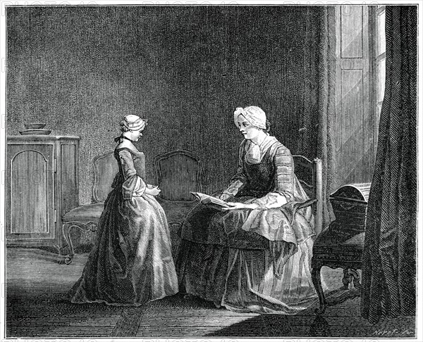 The Good Education, 1753, (1885).Artist: Jacques Philippe Le Bas