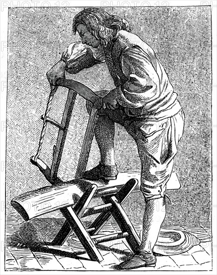 A Wood Cutter, 1737-1742.Artist: Bouchardon