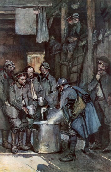 'German prisoners in Souville', Verdun, France, 26 March 1916, (1926). Artist: Unknown