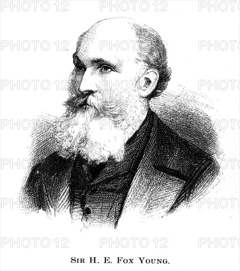 Sir Henry Edward Fox Young, (1886). Artist: Unknown