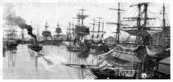 Port Adelaide, 1886. Artist: Unknown