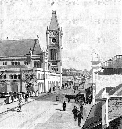 Howick Street, Perth, Australia, 1886. Artist: Unknown