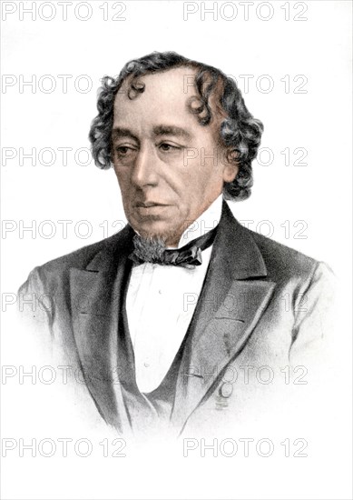 Benjamin Disraeli, 19th century English statesman and literary figure, (1905). Artist: Unknown