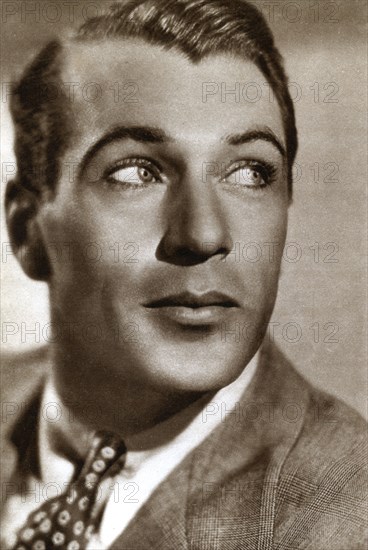 Gary Cooper, American film actor, 1933. Artist: Unknown
