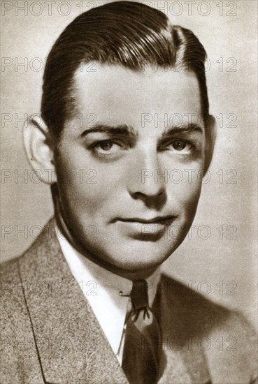 Clark Gable, American actor, 1933. Artist: Unknown