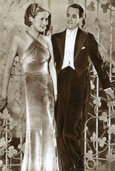 Molly Lamont and Gene Gerrard, actors, 1933. Artist: Unknown
