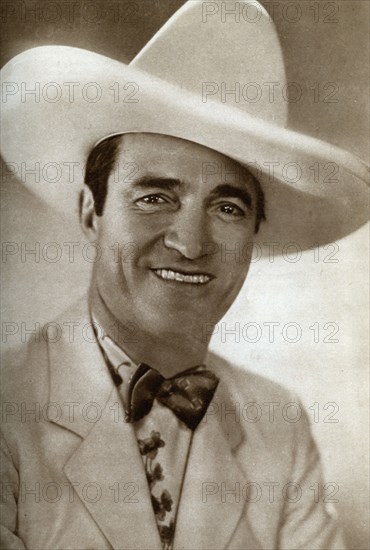 Tom Mix, American film actor, 1933. Artist: Unknown