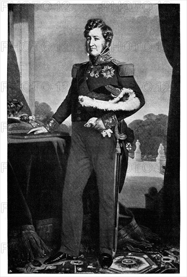 King Louis-Philippe I of France (1773-1850), 1900.Artist: Franz Xaver Winterhalter