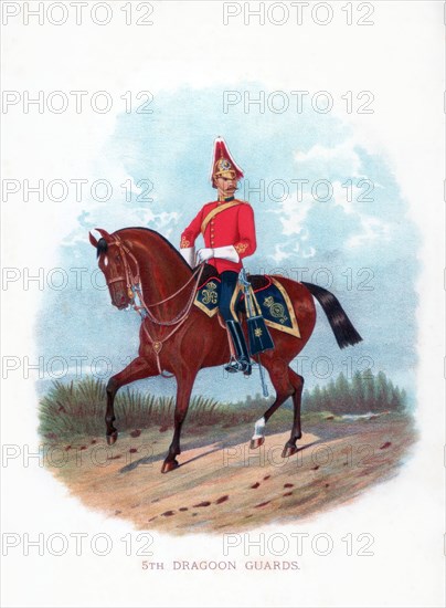 '5th Dragoon Guards', 1888. Artist: Unknown