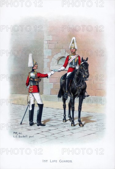 '1st Life Guards', 1915.Artist: LE Buckell