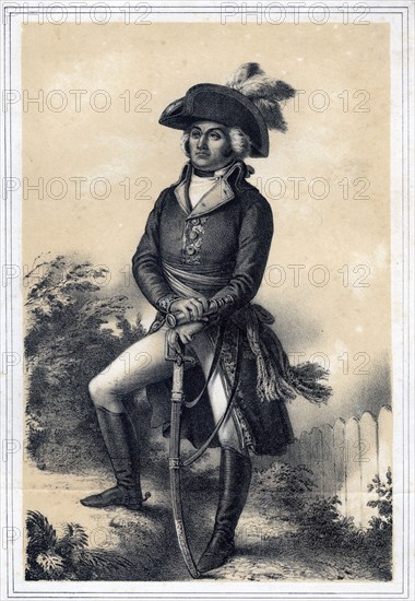 Jean-Baptiste Jourdan, marshal of France, 19th century.Artist: Jules Alfred Vincent Rigo