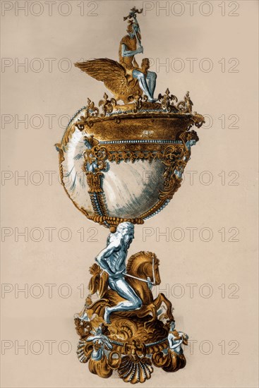 'The Nautilus shell', 19th century.Artist: Charles James Richardson