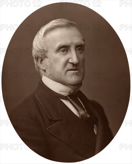 Vice-Chancellor Sir C Hall, Judge of the High Court of Justice, 1876.Artist: Lock & Whitfield